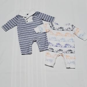 Janie and Jack Lot of 2 Baby Boy One Piece